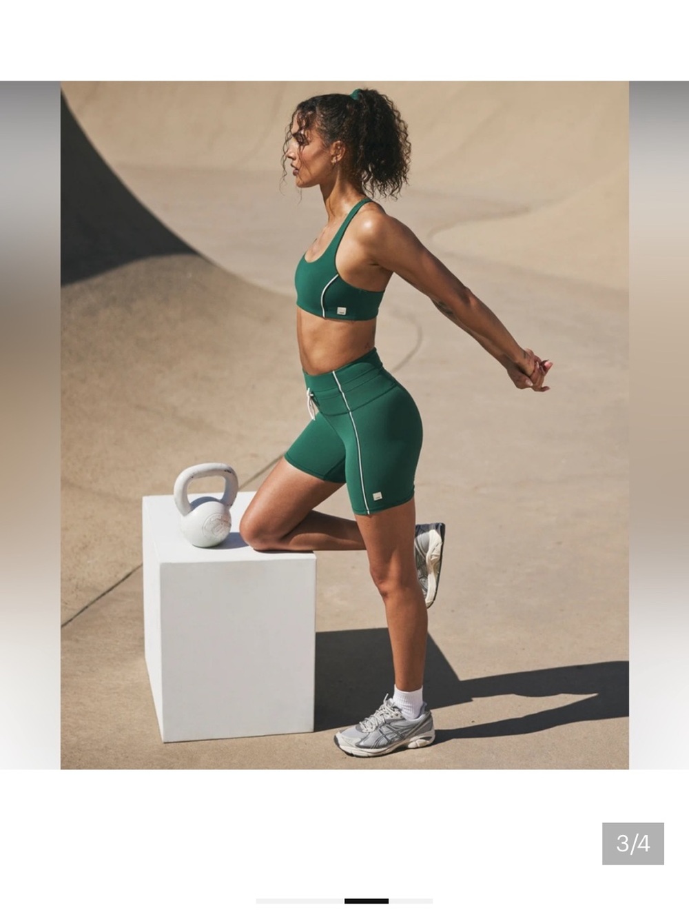 Vuori Daily Piped Short and Bra Set